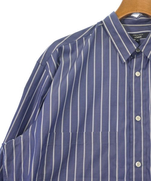 COMME des GARCONS HOMME（コムデギャルソンオム）ドレスシャツ 紺 サイズ:L メンズ/2200721436098