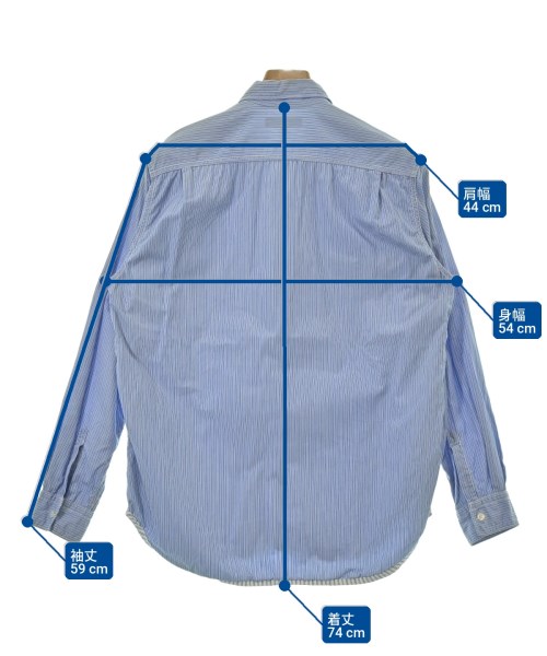 COMME des GARCONS HOMME（コムデギャルソンオム）カジュアルシャツ 青 サイズ:M メンズ/2200717399062
