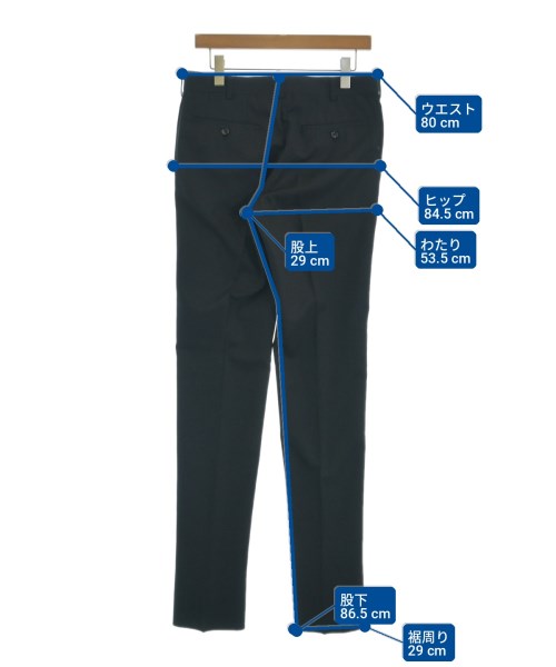COMME des GARCONS HOMME（コムデギャルソンオム）スラックス 黒 サイズ:S メンズ/2200717399253