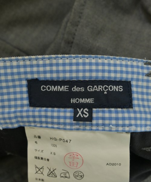 COMME des GARCONS HOMME（コムデギャルソンオム）スラックス グレー サイズ:XS メンズ/2200717399260
