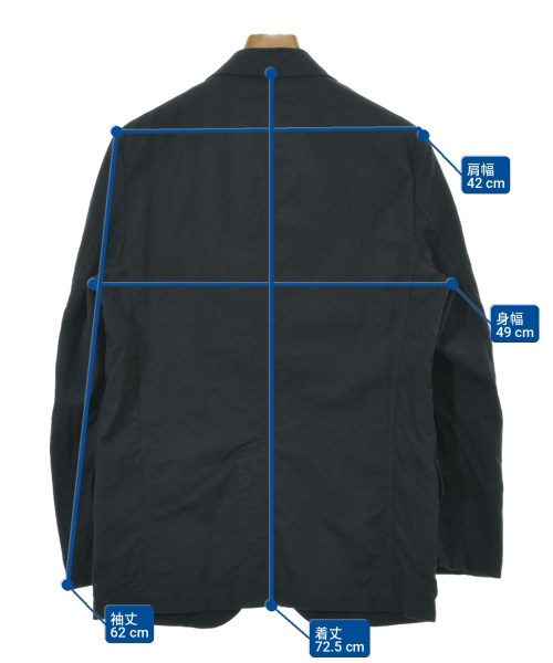 COMME des GARCONS HOMME（コムデギャルソンオム）カジュアルジャケット 紺 サイズ:SS メンズ/2200717399345