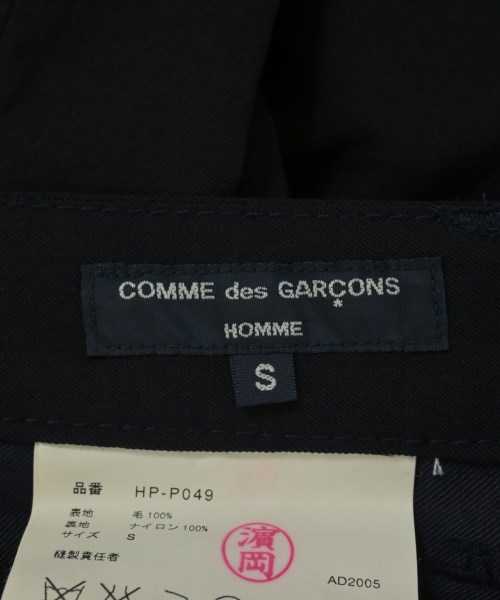 COMME des GARCONS HOMME（コムデギャルソンオム）スラックス 紺 サイズ:S メンズ/2200717399413