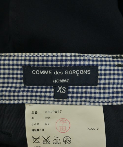 COMME des GARCONS HOMME（コムデギャルソンオム）スラックス 紺 サイズ:XS メンズ/2200717399437