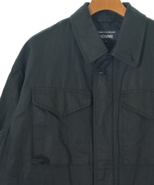 COMME des GARCONS HOMME（コムデギャルソンオム）ミリタリーブルゾン 黒 サイズ:L メンズ/2200721024035