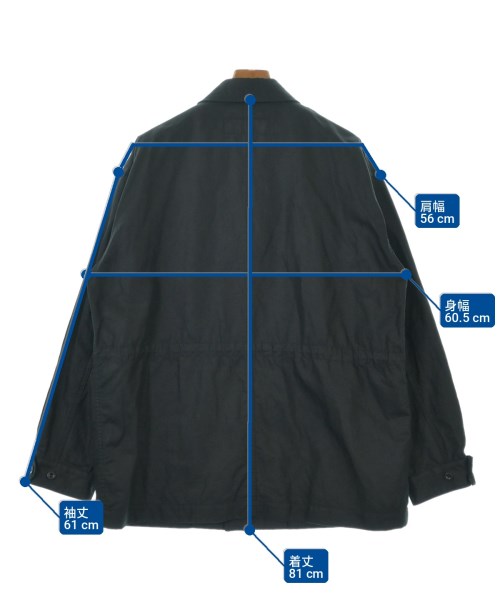 COMME des GARCONS HOMME（コムデギャルソンオム）ミリタリーブルゾン 黒 サイズ:L メンズ/2200721024035