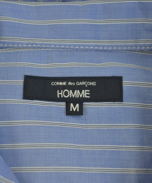 COMME des GARCONS HOMME（コムデギャルソンオム）カジュアルシャツ 青 サイズ:M メンズ/2200721024059