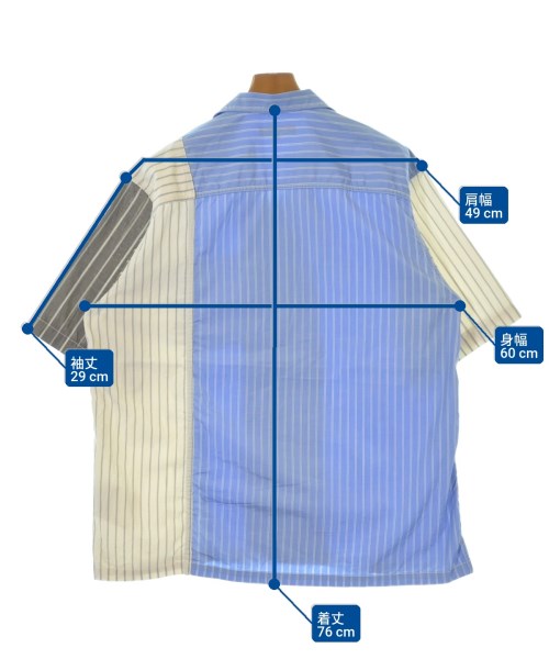 COMME des GARCONS HOMME（コムデギャルソンオム）カジュアルシャツ 青 サイズ:M メンズ/2200721024059