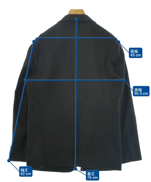 COMME des GARCONS HOMME（コムデギャルソンオム）テーラードジャケット 黒 サイズ:S メンズ/2200717763245