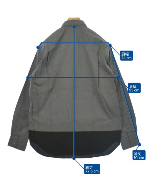COMME des GARCONS HOMME（コムデギャルソンオム）カジュアルシャツ グレー サイズ:S メンズ/2200717763320