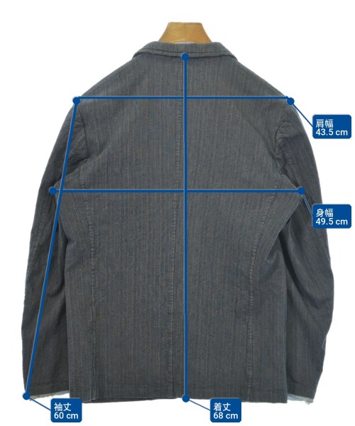 COMME des GARCONS HOMME（コムデギャルソンオム）テーラードジャケット グレー サイズ:XS メンズ/2200722174012