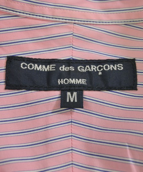 COMME des GARCONS HOMME（コムデギャルソンオム）カジュアルシャツ ピンク サイズ:M メンズ/2200721893228