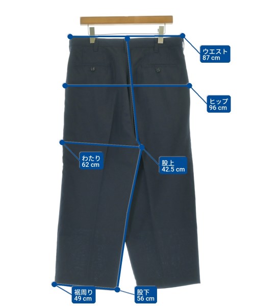 COMME des GARCONS HOMME（コムデギャルソンオム）スラックス 紺 サイズ:L メンズ/2200722259153