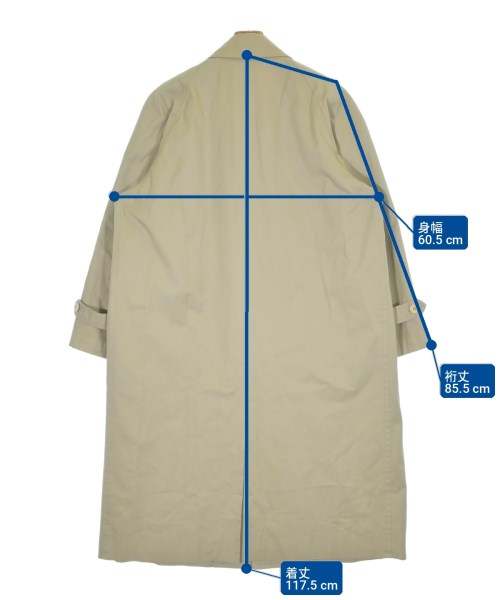 COMME des GARCONS HOMME（コムデギャルソンオム）ステンカラーコート ベージュ サイズ:S メンズ/2200716876021