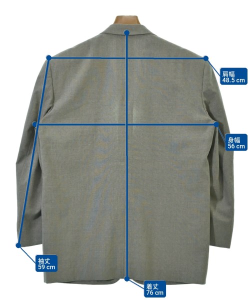 COMME des GARCONS HOMME（コムデギャルソンオム）ジャケット グレー サイズ:S メンズ/2200716876076