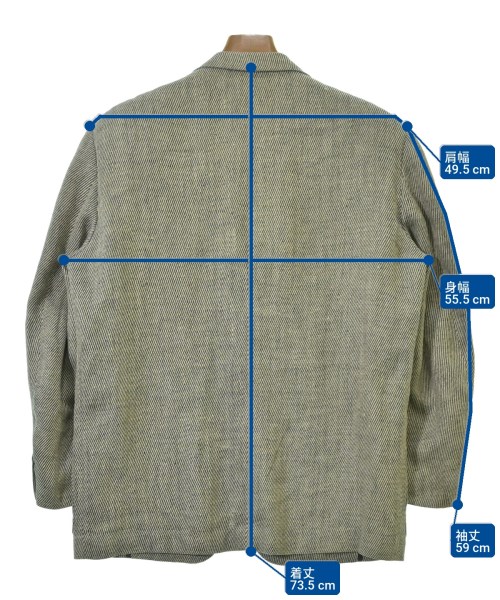 COMME des GARCONS HOMME（コムデギャルソンオム）ジャケット グレー サイズ:S メンズ/2200716876106