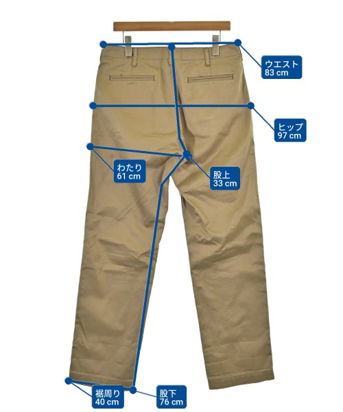 COMME des GARCONS HOMME（コムデギャルソンオム）チノパン ベージュ サイズ:S メンズ/2200719428029