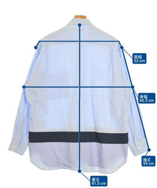 COMME des GARCONS HOMME（コムデギャルソンオム）カジュアルシャツ 青 サイズ:M メンズ/2200682938037
