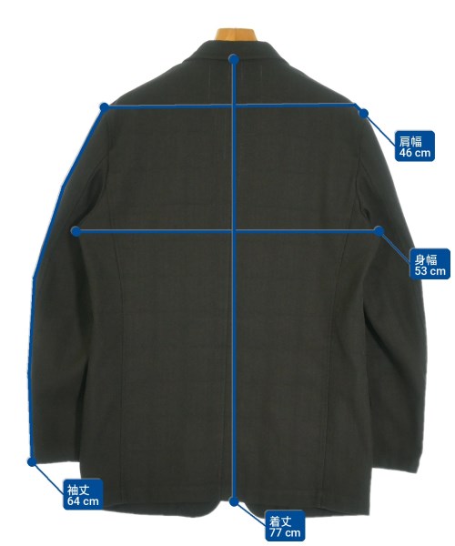 COMME des GARCONS HOMME（コムデギャルソンオム）カジュアルジャケット 黒 サイズ:M メンズ/2200723704171