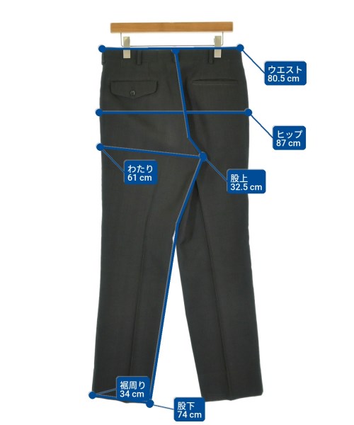 COMME des GARCONS HOMME（コムデギャルソンオム）スラックス 黒 サイズ:L メンズ/2200723704188