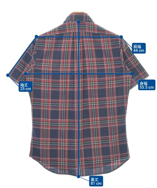 COMME des GARCONS HOMME（コムデギャルソンオム）カジュアルシャツ 紺 サイズ:S メンズ/2200724709045