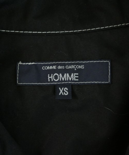 COMME des GARCONS HOMME（コムデギャルソンオム）カジュアルシャツ 黒 サイズ:XS メンズ/2200724826025