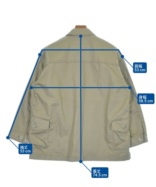 COMME des GARCONS HOMME（コムデギャルソンオム）ブルゾン ベージュ サイズ:XS メンズ/2200720460087