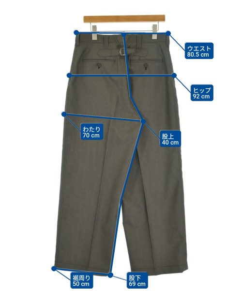 COMME des GARCONS HOMME（コムデギャルソンオム）スラックス 茶 サイズ:S メンズ/2200720460230