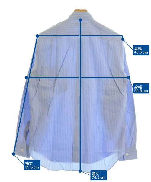 COMME des GARCONS HOMME（コムデギャルソンオム）カジュアルシャツ 青 サイズ:SS(XS位) メンズ/2200722031018