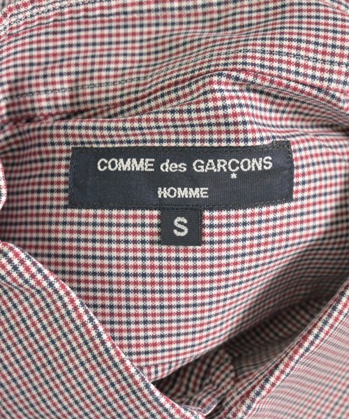 COMME des GARCONS HOMME（コムデギャルソンオム）カジュアルシャツ 赤 サイズ:S メンズ/2200725014018