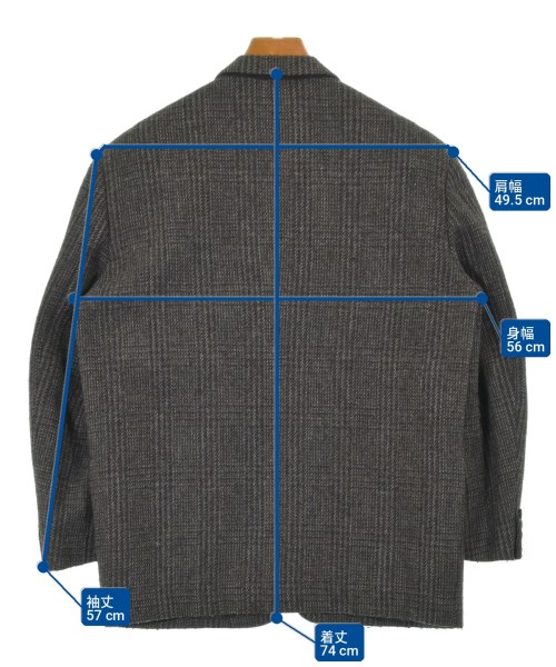 COMME des GARCONS HOMME（コムデギャルソンオム）テーラードジャケット 茶 サイズ:S メンズ/2200725556013