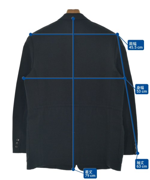 COMME des GARCONS HOMME（コムデギャルソンオム）カジュアルジャケット 黒 サイズ:M メンズ/2200723374022