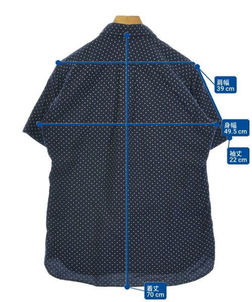 COMME des GARCONS HOMME（コムデギャルソンオム）カジュアルシャツ 紺 サイズ:S メンズ/2200720777123