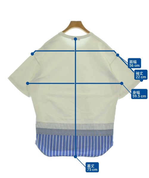COMME des GARCONS HOMME（コムデギャルソンオム）Tシャツ・カットソー 白 サイズ:S メンズ/2200721496016