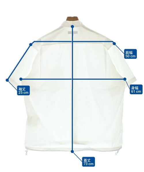 COMME des GARCONS HOMME（コムデギャルソンオム）カジュアルシャツ 白 サイズ:XS メンズ/2200726303029