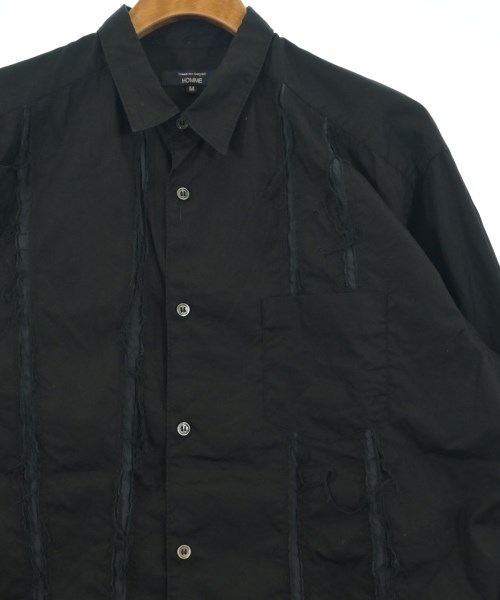 COMME des GARCONS HOMME（コムデギャルソンオム）カジュアルシャツ 黒 サイズ:M メンズ/2200727082046