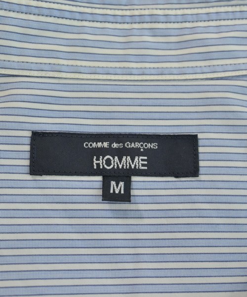 COMME des GARCONS HOMME（コムデギャルソンオム）カジュアルシャツ 青 サイズ:M メンズ/2200727082060
