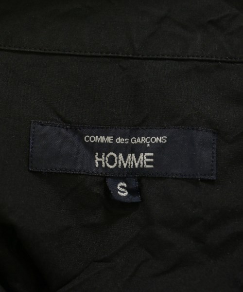 COMME des GARCONS HOMME（コムデギャルソンオム）カジュアルシャツ 黒 サイズ:S メンズ/2200727082190