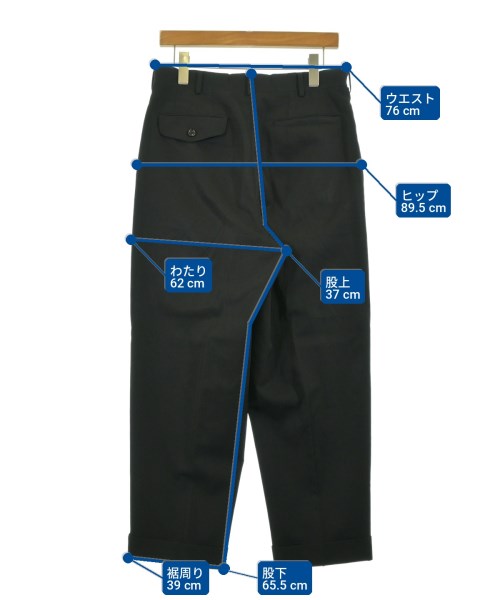 COMME des GARCONS HOMME（コムデギャルソンオム）スラックス 黒 サイズ:M メンズ/2200727082213