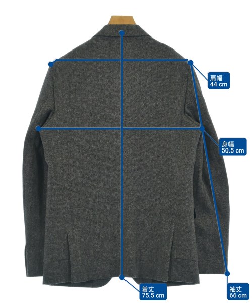 COMME des GARCONS HOMME（コムデギャルソンオム）カジュアルジャケット グレー サイズ:M メンズ/2200727082435