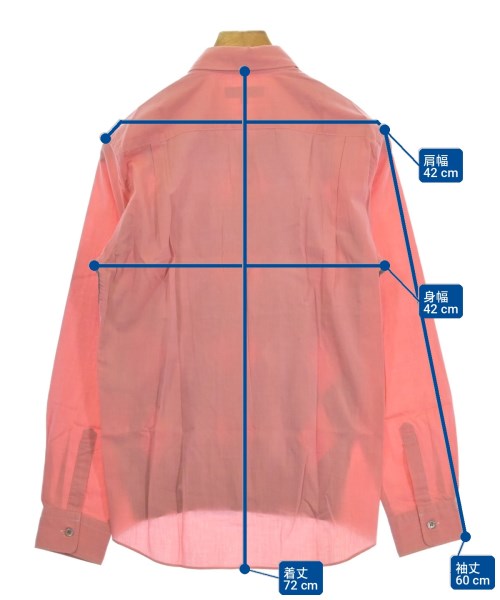 COMME des GARCONS HOMME（コムデギャルソンオム）カジュアルシャツ ピンク サイズ:XS メンズ/2200728088061