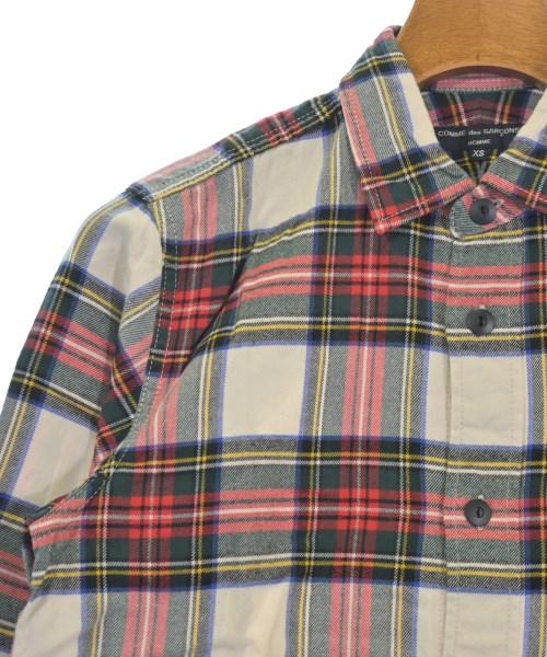 COMME des GARCONS HOMME（コムデギャルソンオム）カジュアルシャツ 白 サイズ:XS メンズ/2200728088078