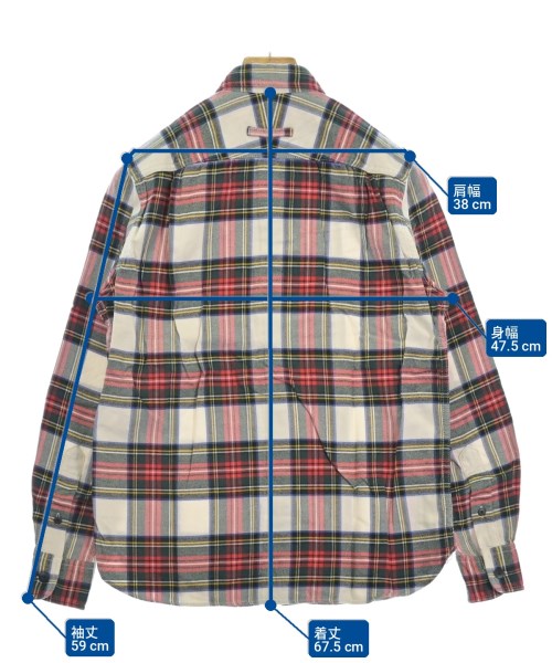 COMME des GARCONS HOMME（コムデギャルソンオム）カジュアルシャツ 白 サイズ:XS メンズ/2200728088078