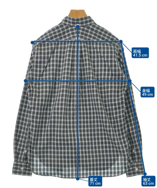 COMME des GARCONS HOMME（コムデギャルソンオム）カジュアルシャツ 紺 サイズ:S メンズ/2200728170032