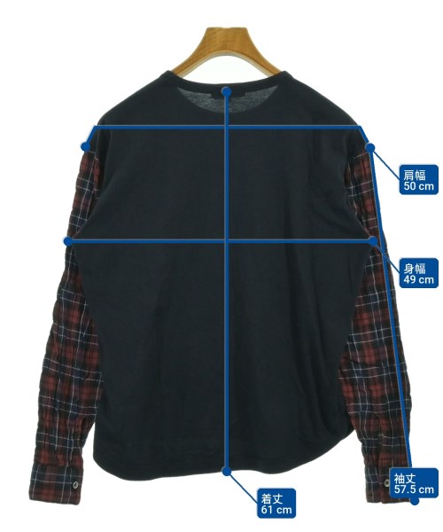 COMME des GARCONS HOMME（コムデギャルソンオム）Tシャツ・カットソー 紺 サイズ:S メンズ/2200728170056