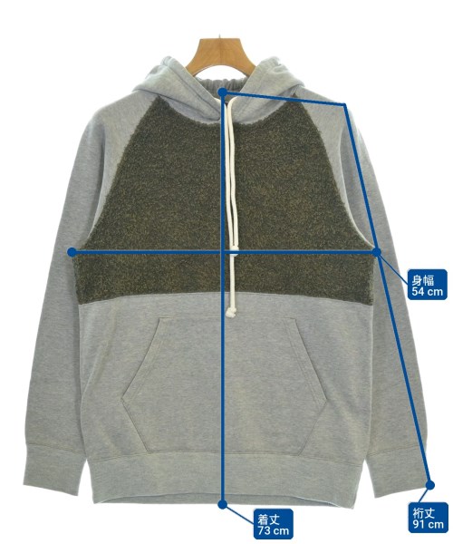 COMME des GARCONS HOMME（コムデギャルソンオム）パーカー グレー サイズ:M メンズ/2200727700025