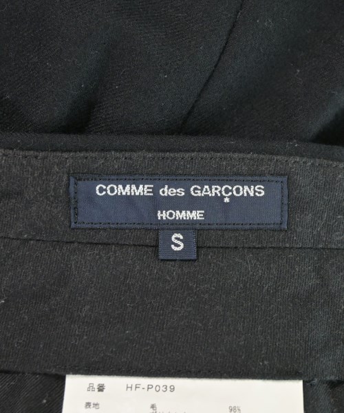 COMME des GARCONS HOMME（コムデギャルソンオム）スラックス 黒 サイズ:S メンズ/2200728716025