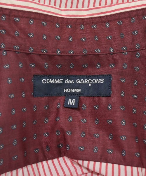 COMME des GARCONS HOMME（コムデギャルソンオム）カジュアルシャツ 赤 サイズ:M メンズ/2200728858268