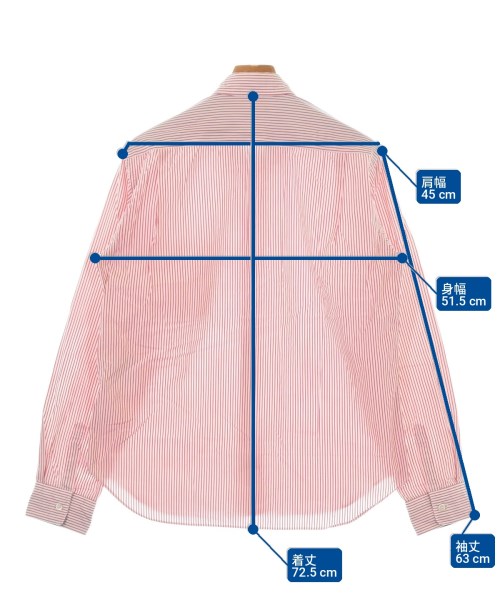 COMME des GARCONS HOMME（コムデギャルソンオム）カジュアルシャツ 赤 サイズ:M メンズ/2200728858268
