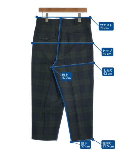 COMME des GARCONS HOMME（コムデギャルソンオム）スラックス 緑 サイズ:XS メンズ/2200729163040