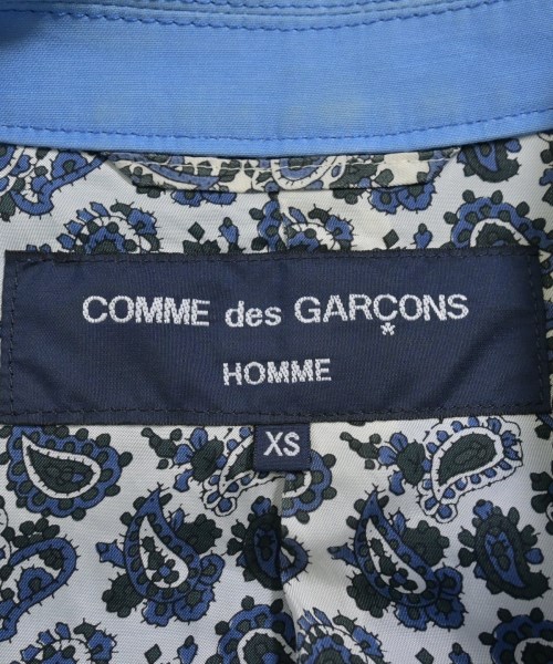 COMME des GARCONS HOMME（コムデギャルソンオム）ステンカラーコート 青 サイズ:XS メンズ/2200729163064